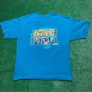 Blue Jacksonville Jaguars NFL Tee •Jaguars Football T-Shirt Teal